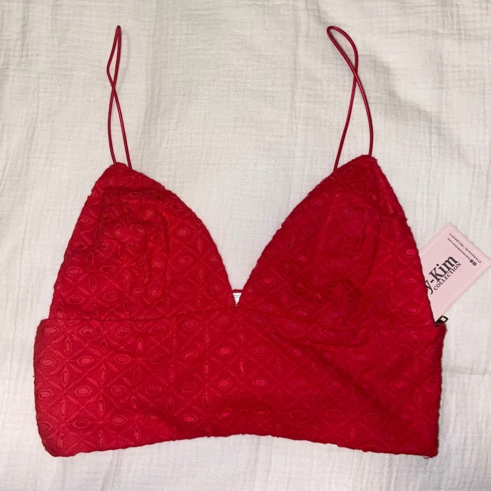 New with tags red top